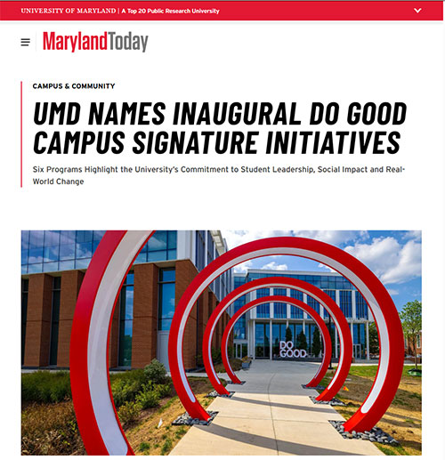 Do Good Campus Signature Initiatives