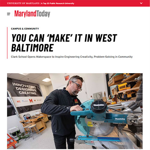 You Can ‘Make’ It in West Baltimore